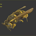Realistic Wasp With Black And Yellow Stripes Detailed Wings And Extended Legs