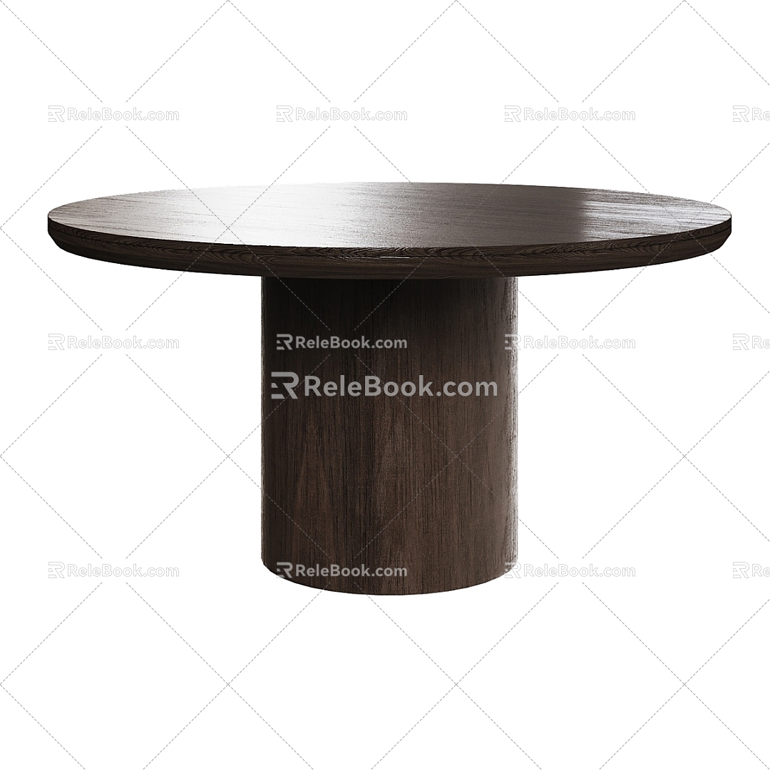 Nordic Simple Coffee Table Coffee Table Simple Coffee Table Round Coffee Table 3d model