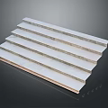 Stacked Layered Marble Steps Featuring Smooth White Surface And Durable Design