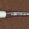 Red And White Circular Head Tunnel Boring Machine With Metal Frame For Tunnel Construction Engineering Equipment