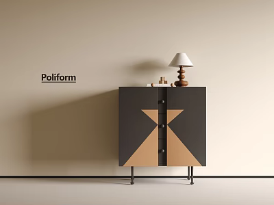 Modern Middle Ancient Side Cabinet Middle Ancient Sideboard Entrance 3d model