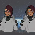Modern Cyberpunk Style Girl Cyberpunk Machine Character Movie Science Fiction Animation Character Virtual Character Science Fiction Character Girl 3d model
