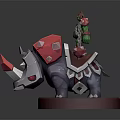 Modern Game Character Orc Warrior Character 3d model