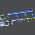 Screw Conveyor Industrial Equipment Coal Equipment Conveyor Conveyor Conveyor Equipment 3d model