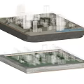 Commercial Architectural Model Sand Table Equipment for Urban Planning Display Projects