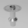 High Quality Metal Industrial Equipment With Circular Top Precision Holes And Cylindrical Structure