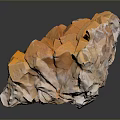 Home Decor Stone Wood Piece With Natural Rustic Texture And Organic Design