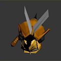 Cartoon Bee Character With Yellow Black Body Big Eyes And Transparent Wings
