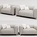 Modern Single Sofa Multiplayer Sofa 3d model