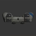 modern gamepad wireless gamepad game console accessories 3d model
