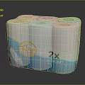 ANN Ultra Soft Toilet Paper Rolls With 2x Softness Feather Design Blue Packaging