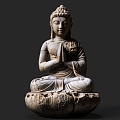 Buddha Buddha Bodhisattva Ornaments Buddha Sakyamuni 3d model