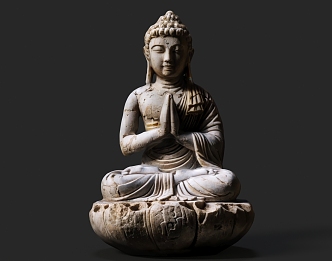 Buddha Bodhisattva Ornaments Buddha Sakyamuni 3d model