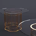 Modern Coffee Table With Glass Top And Metal Frame Modern Design Styles