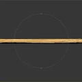 Ancient Bamboo Scroll With Rolled Design And Natural Texture On Dark Background