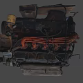 LV10 engine 3d model