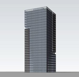 modern office building 3d model