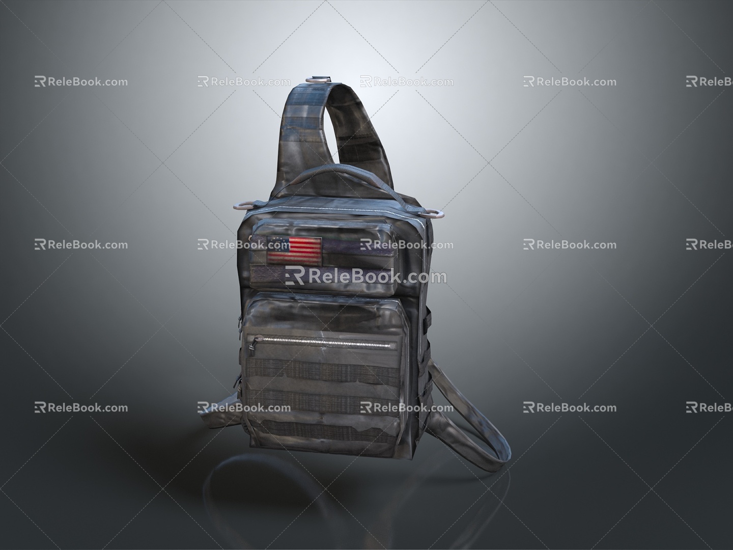 Marching Bag Marching Backpack Military Bag Military Backpack Military Backpack Military Backpack Soldier Bag 3d model