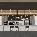 Cafe Bar 3d model