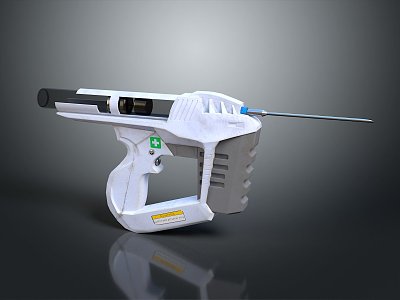 modern medical gun injection gun sci-fi weapon medical needle gun model