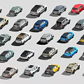 Diverse Collection Of Colorful Cars Featuring Various Models And Styles