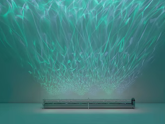 Modern wall wash lamp water wave wall wash lamp creative wall lamp landscape lamp artistic wall lamp creative wall wash lamp 3d model