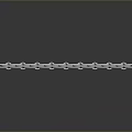 High Quality Hardware Tools Metal Chain with Interconnected Rings and Shiny Finish