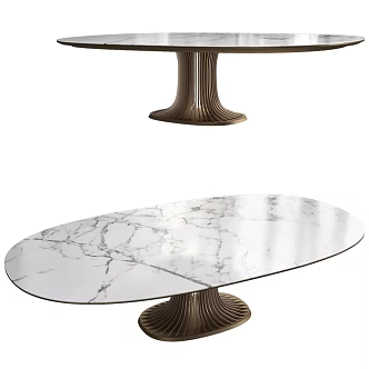 Dining modern marble dining table 18 3d model