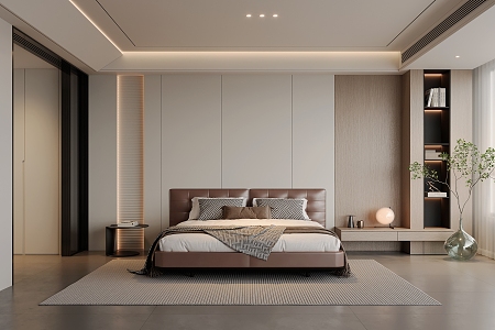 Modern Home Bedroom 3d model