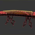 Guzheng Guqin String Instruments Playing Musical Instruments Music Equipment Music Equipment 3d model