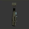 Military Weapon Parts Featuring Green UI1 Launcher Disassembled Sections And Blue Cylindrical Components