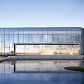 Modern Sales Office Architecture Exhibition Hall Architecture Art Gallery Architecture 3d model