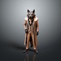 Wolf Cartoon Wolf Animation Wolf Animation Wolf Wolf Big Bad Wolf Wolf Warrior Cartoon Character Cartoon Animal 3d model