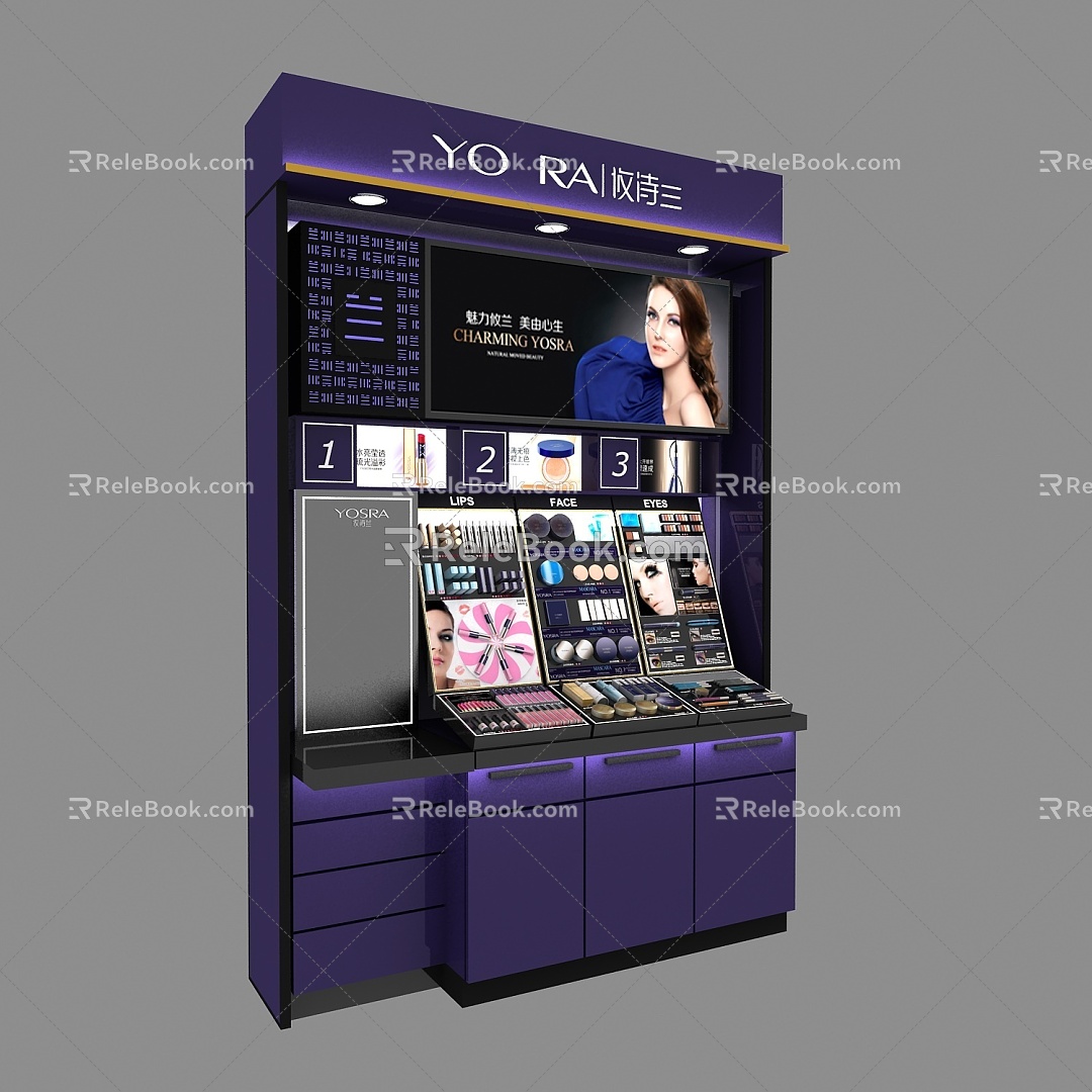 Make-up counter model