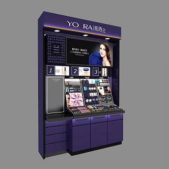 Make-up counter 3d model