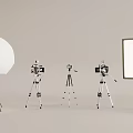 Professional Photography Studio Equipment With White Softbox Cameras Tripods And Reflector