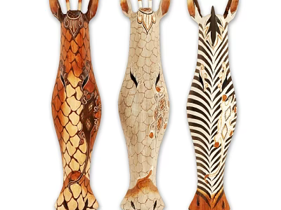 Animal Wall Decoration 3d model
