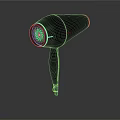 Professional Black Modern Hair Dryer With Powerful Motor And Efficient Drying