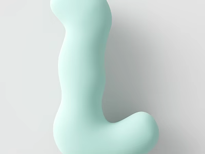 Smooth Light Green L Shaped Sports Equipment for Fitness Workouts 3d model
