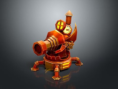 laser tower turret turntable sci-fi tower defense game tower defense sci-fi turret game turret game turret model