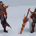 Game Character Cao 3d model