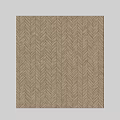 Modern Brown Door Arch With Herringbone Texture And Natural Wood Finish