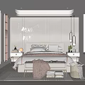 Warm Kids Room Interior Design With Bed DREAM Letter Decor Nightstand And Rug