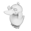 Modern Toy Duck 3d model