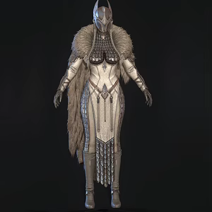 Medieval Warrior Armor Battle Armor Medieval Warrior Game Role 3d model