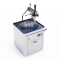 Stainless Steel Commercial Equipment With Round Container Mechanical Arm Display Screen And Drawer