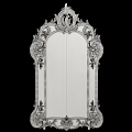 Luxury Ornate Mirror with Gold Frame and Intricate Carved Decorative Patterns