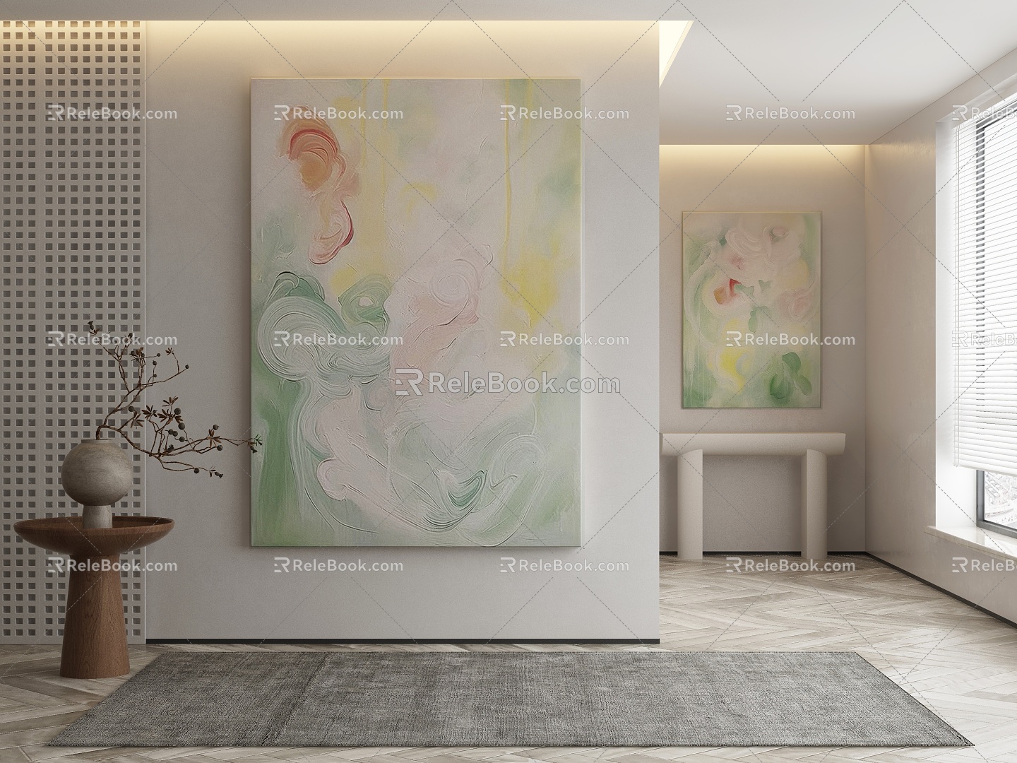 decorative painting 3d model