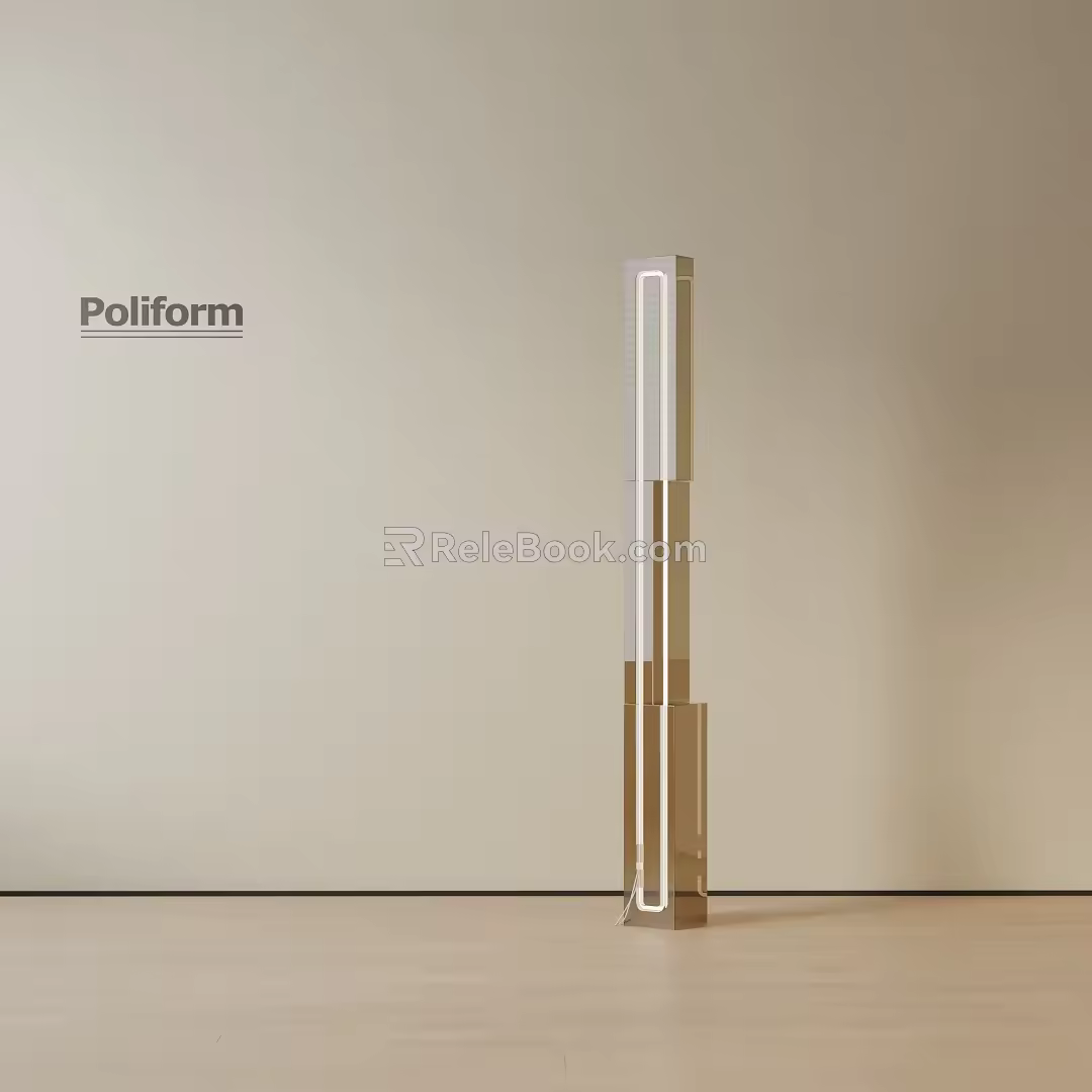 Modern floor lamp 3d model