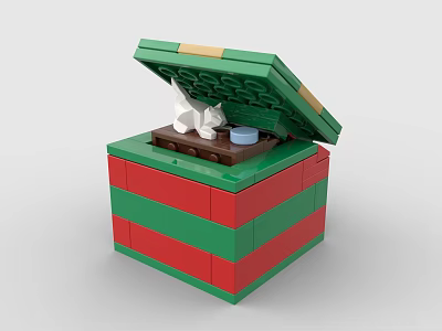 LEGO toy building blocks gift box 3d model
